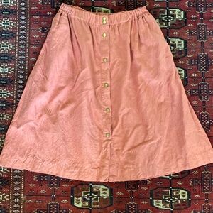 NPL Marseilles skirt in Moroccan red